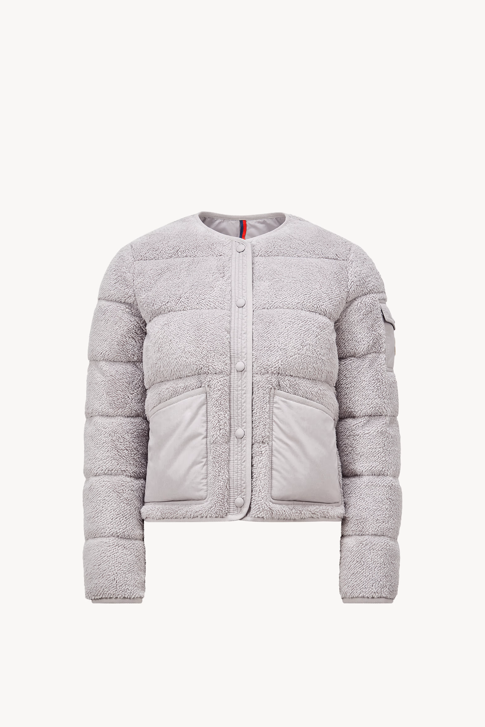 Plumífero corto efecto peluche Floyrac Mujer Gris Moncler 2